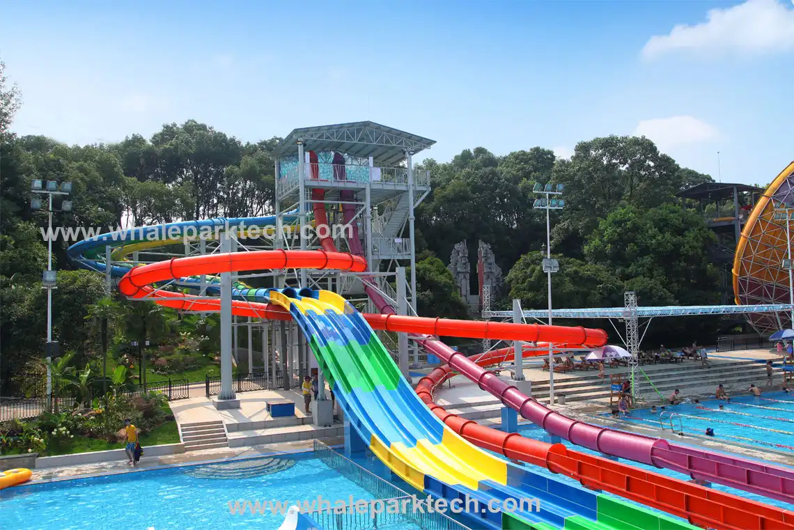 Turbo Loop Water Slide - Fiberglass Commercia