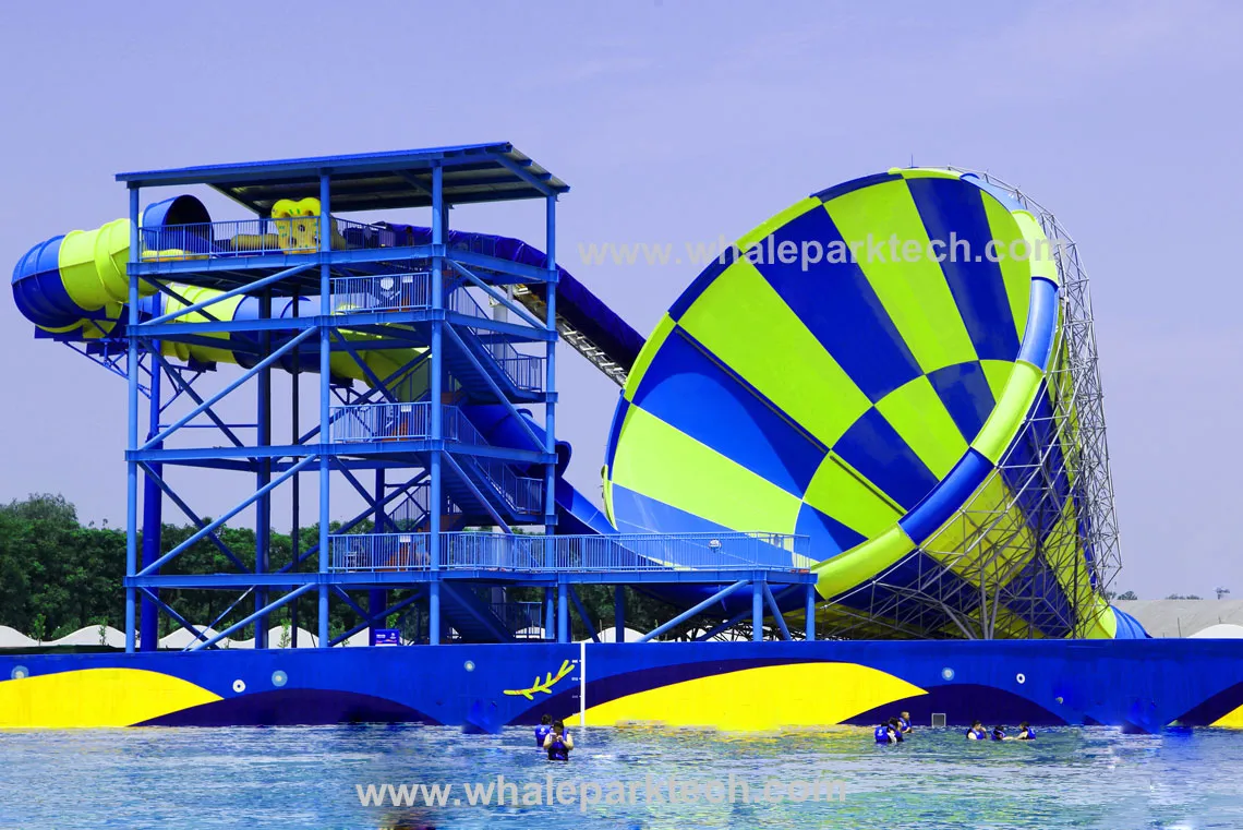 Custom FRP Super Vortex Water Slides for Adults 